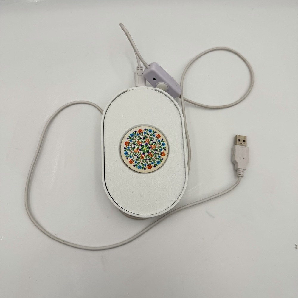 USB mouse mover jiggler device keeps PC awake anti sleep USB powered white